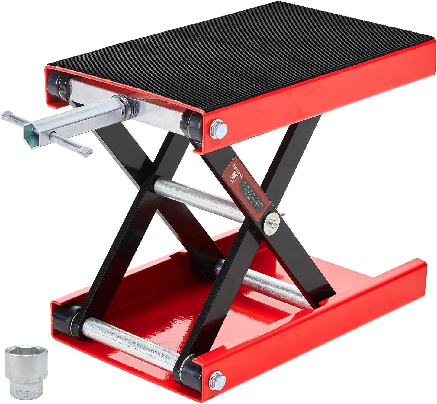 Motorcycle Lift Jack  1200 LB  ATVs Stand  Red