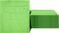 3D Panels  58sq.ft  Self-Adhesive  Green