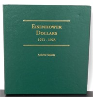 Littleton Eisenhower Dollar Book - 1971 to 1978