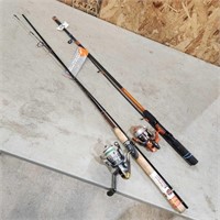2- Fishing poles as new