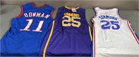 3pc Philadelphia 76ers Player NBA Jerseys