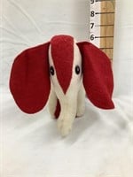 Vintage Stuffed Elephant Toy, 6”T