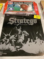 STRATEGO ONYX EDITION BOARD GAME, NFL RUSH ZONE