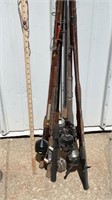 Various rods and reels not tested