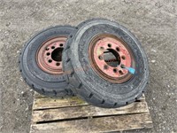 2- Wide Wall 7.00-12 Pneumatic Forklift Tires