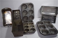 Vintage Metal Bakeware, Morton Bread & More