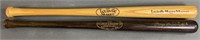 2pc 1950s-80s Babe Ruth Miniature Baseball Bats