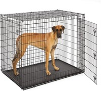 Midwest XXL Double Door Dog Crate  Black