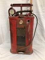 Vintage Fire-Gun Fire Extinguisher, 22”T, Brass