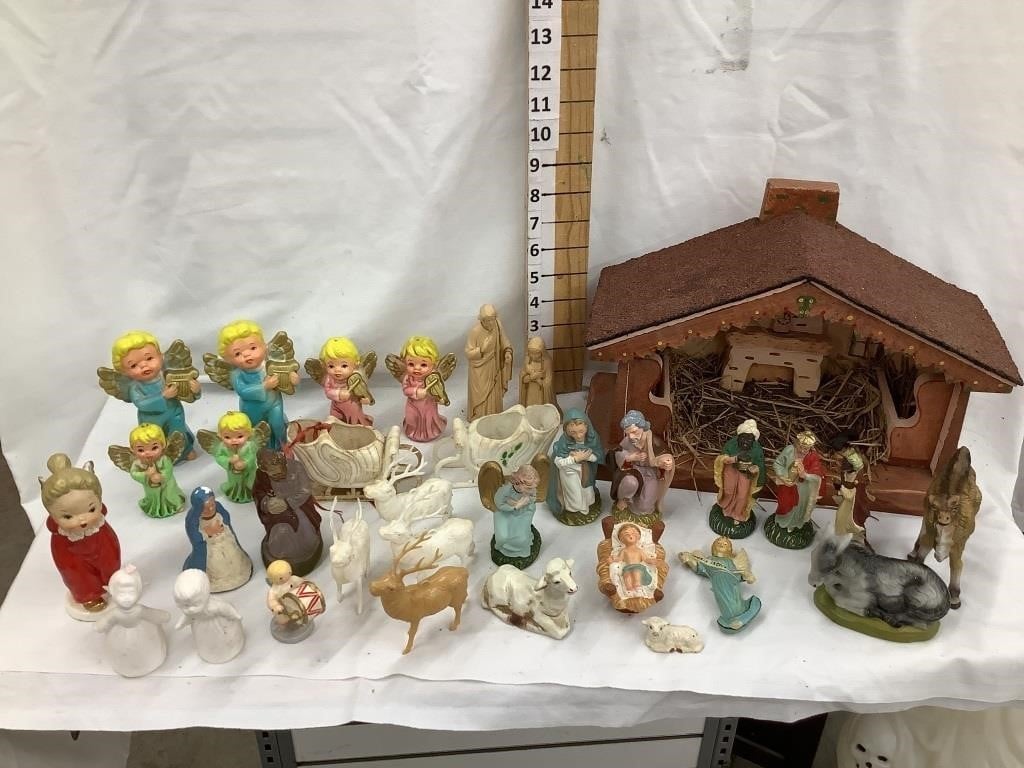 Christmas Nativity & Related Items, Chalk &