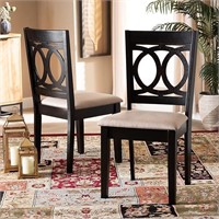 Set of 2 Baxton Studio Dining Chairs - Sand