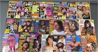 23pc Vtg WWF & Wrestling Magazines w/ Hulk Hogan