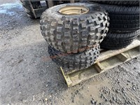2- ATV Tires 22x11.0-8