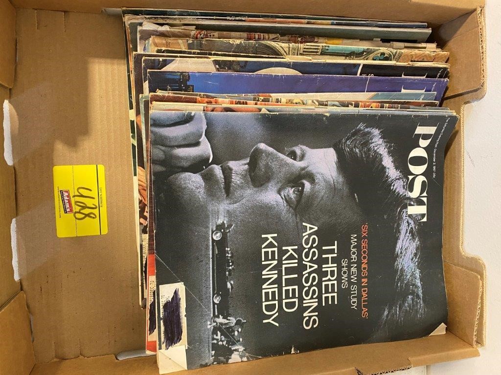STACK OF VINTAGE POST MAGAZINES