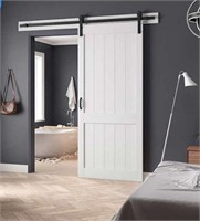 OVE Decors Barn Door with Hardware Kit & Smooth