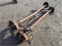 2- Mobile Home Axles w/ Tires