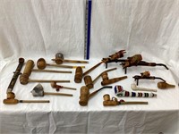 (19) Wood Pipes, Mostly Souvenirs