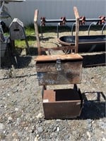 Small steel welding cart