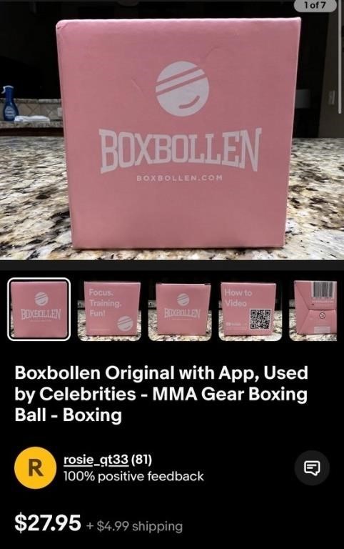 F - BOXBOLLEN MMA BOXING BALL (G118)