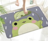 New Cute Frog Imitation Cashmere Bathroom Mat Rug