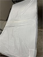 Foam Single Fold Up Roll-A-Way Bed on Wheels
