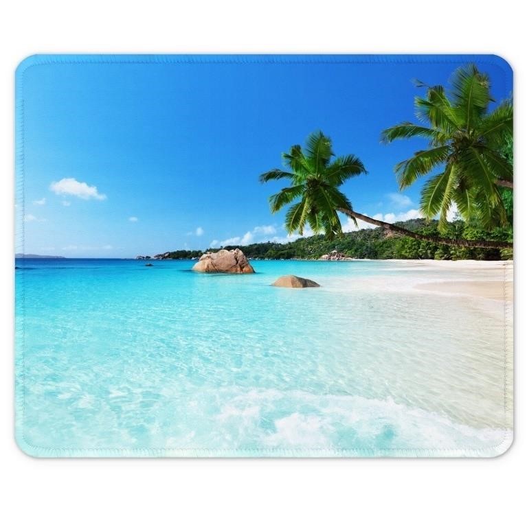 P419  BOSOBO Mouse Pad, Beach Style, 7.8 x 9.8