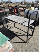 Small steel table