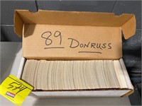 BOX OF 1989 DONRUSS BASEBALL CARDS
