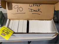 BOX OF 1990 UPPER DECK BASEBALL CARDS