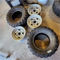 2- 270/60R12 Tires & Rims