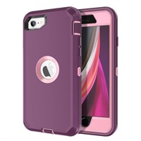 P430  Petocase iPhone SE Case 4.7, Purple/Pink