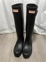 Hunter Ladies Rain Boots Size 8
