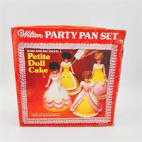 Vintage Wilton Party Pan Doll Cake Baking Set