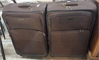 Chaps Pair of Matching Suitcases 19 w x 30 h on