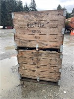 2-Wood Produce Crates