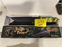JUNGLE FEVER 2 13" KNIFE W/ BOX - NEW