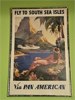 Vintage Pan American Airlines Advertising Poster