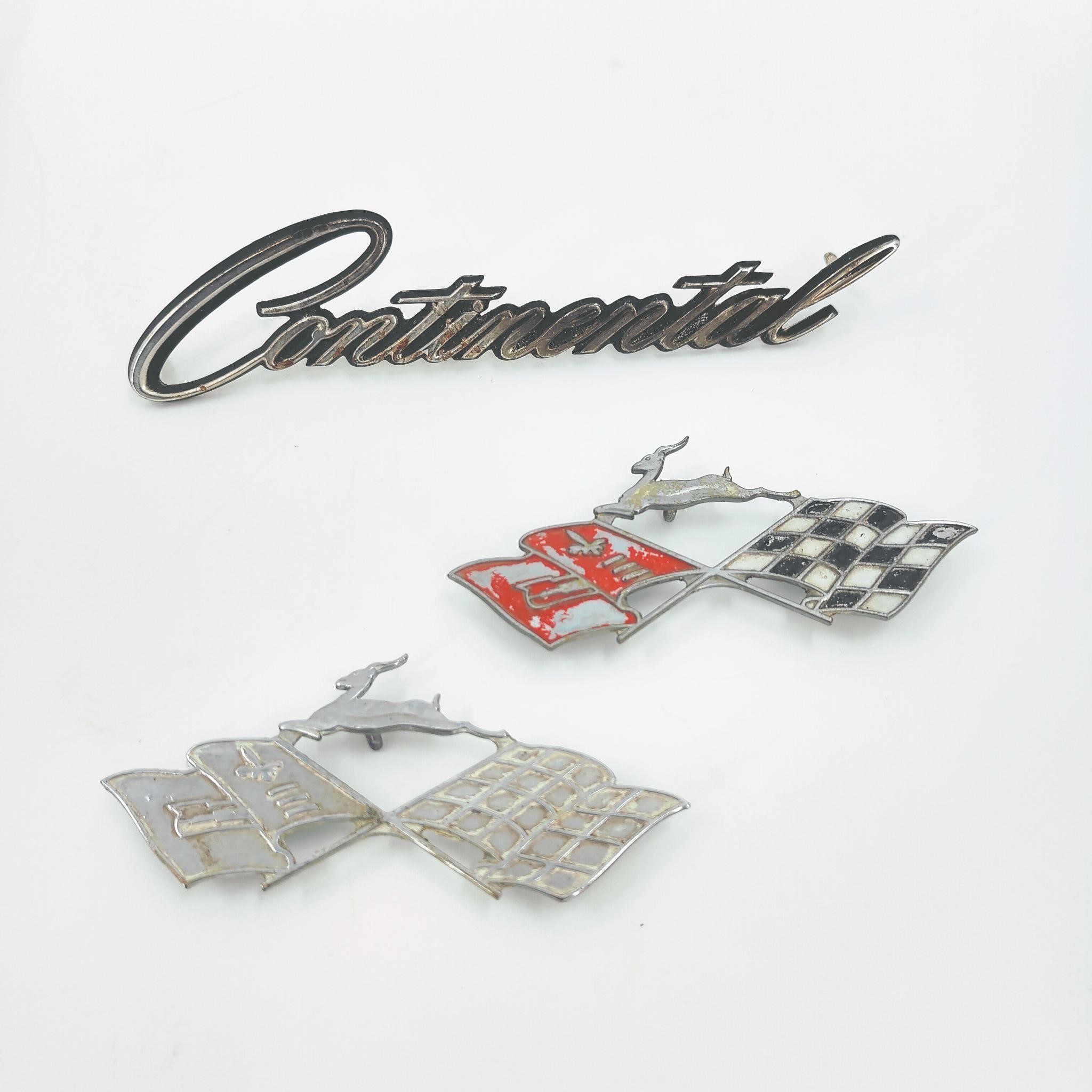 Vintage Chevy Impala & Lincoln Car Emblems