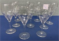 Crystal Wine Glasses 10 Pcs
