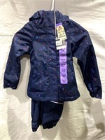 Paradox Girls Rain Suit Xs 4/5