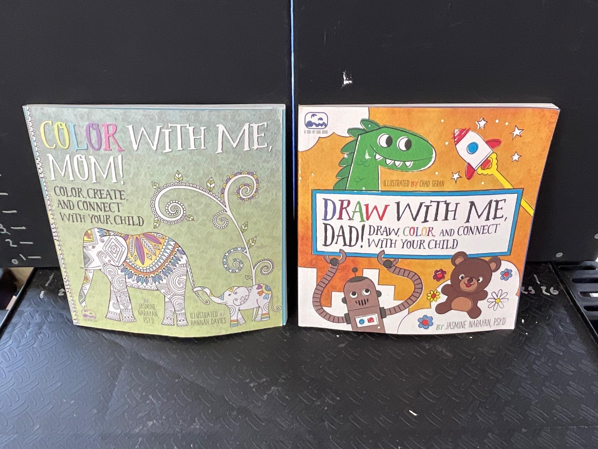 Two color with me coloring books