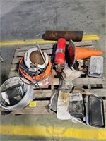 CONE, FIRE EXTINGUISHER, ROOFING NAILS, CONDUIT