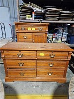 CHEST OF DRAWERS AND DRESSER