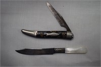 Imperial Pocket Knife & Sterling/MOP Dessert Knife