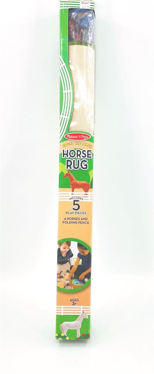 Melissa & Doug 'Round the Ranch Toy Horse Rug