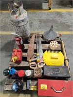 SAWS, TOOL BOXES, FUNNEL, TANK
