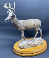 White Tailed Deer by Herman Deaton Bronze