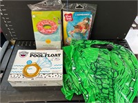 Four pool floats