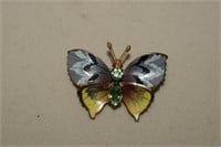 Czechoslavakia Butterfly Brooch