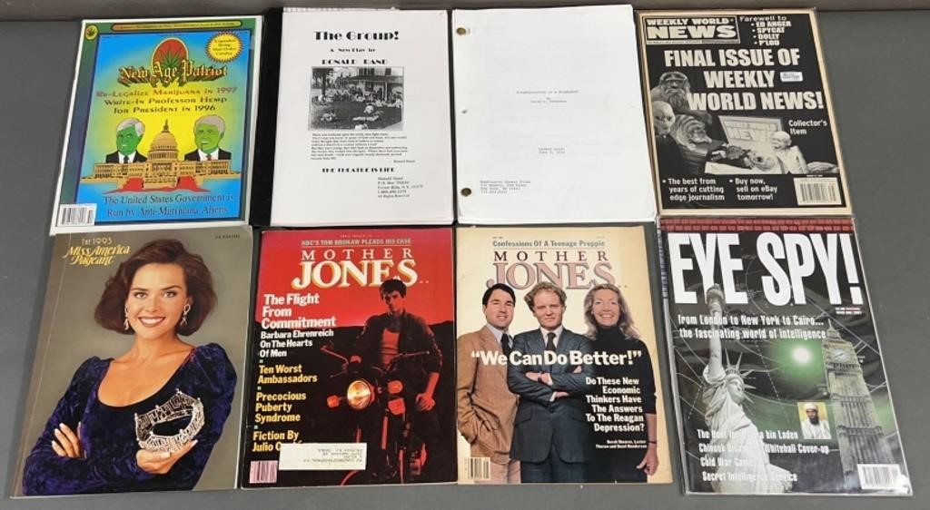 8pc Entertainment Ephemera & Scripts